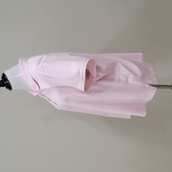 Women's size 2X IZOD button-up pink polo shirt with short sleeves - Picture 2 of 8